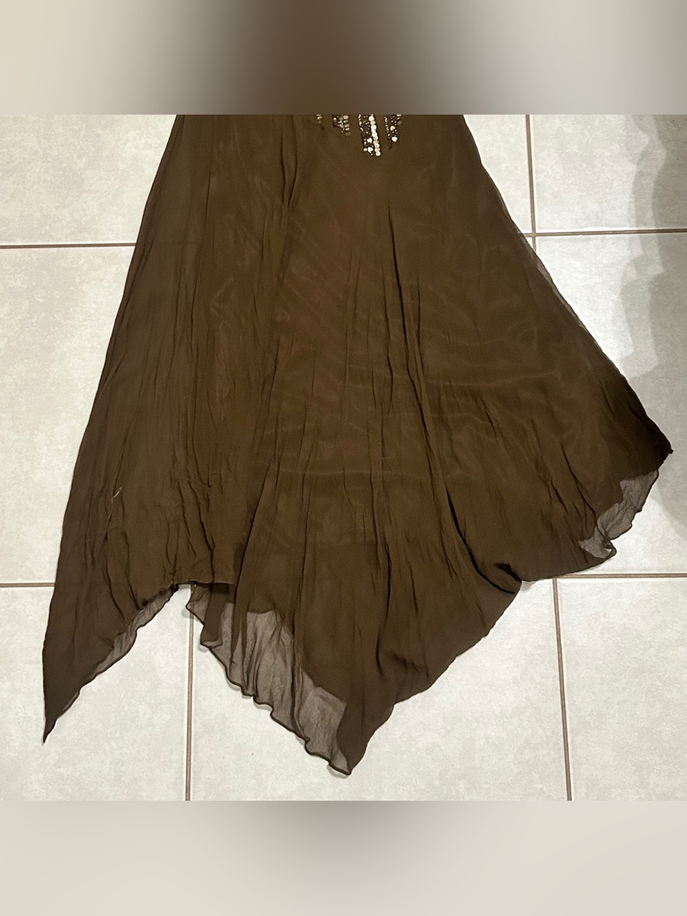 Papillon 100% Silk Dress - Picture 5 of 8